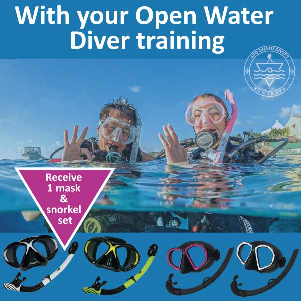 Open Water Diver Koh Lanta with gift